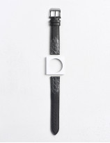 37.02 Duo watch strap in smooth calfskin and alligator