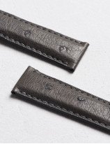 Ostrich leather watch strap