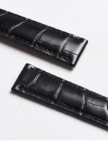 17.02 Bracelet montre en cuir d'alligator mat