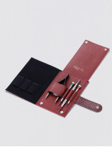 34.11 Bullcalf leather and alligator watch tools and straps roll