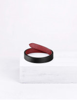 Reversible belt strap