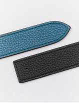Reversible belt strap