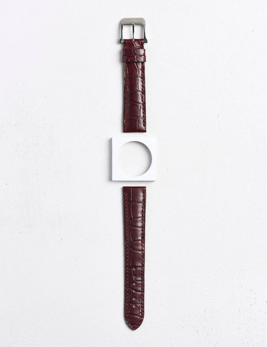 alligator leather watch strap