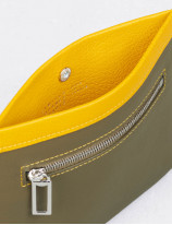 31.18 Mini flat pouch in cuir