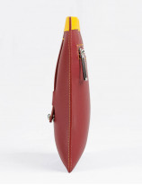 31.18 Pochette plate en cuir