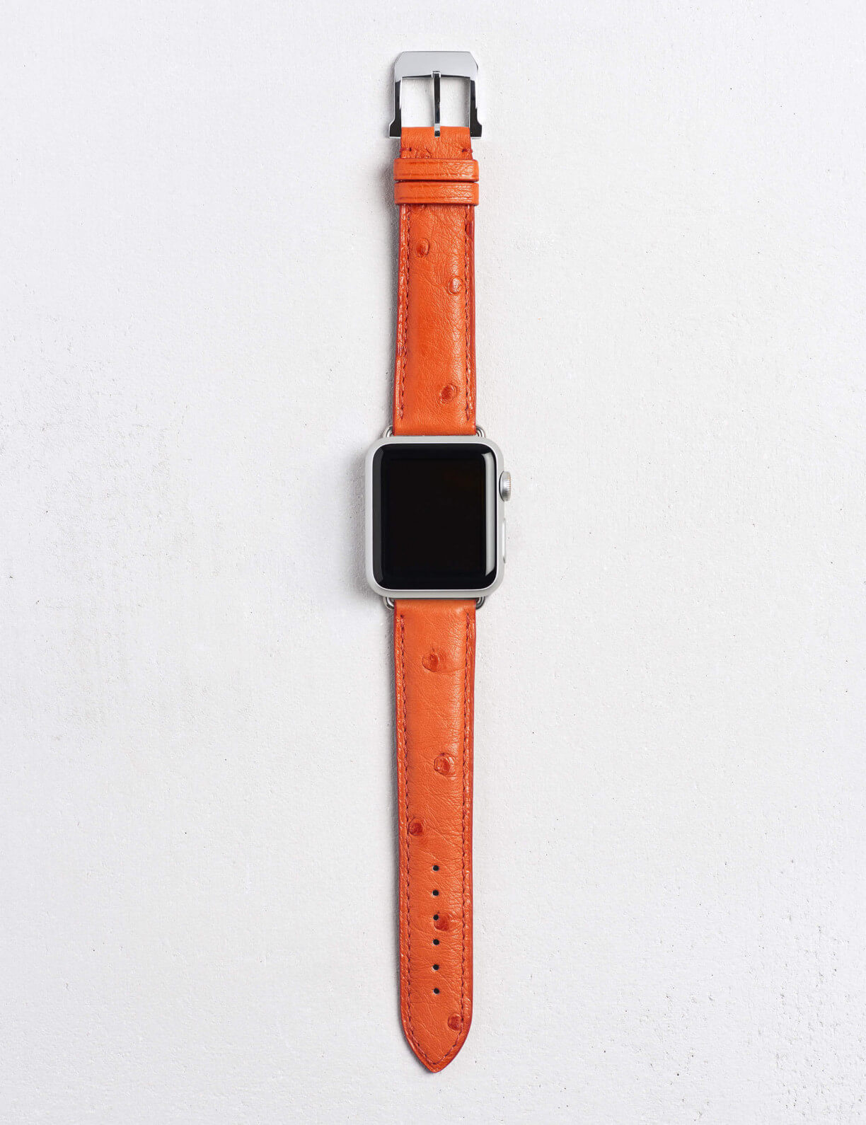 Luxury Apple Watch® strap ostrich leather|Camille Fournet
