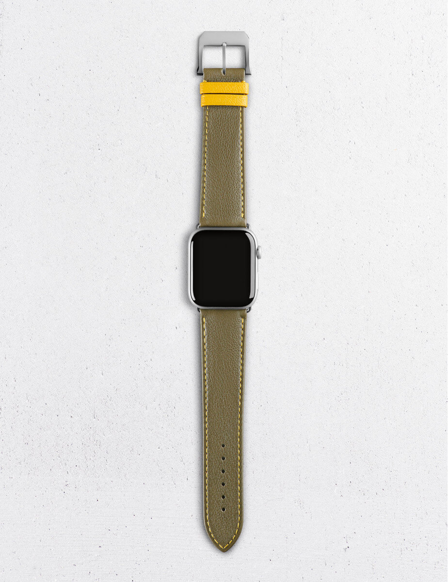 Apple Watch smooth calf leather band |Camille Fournet