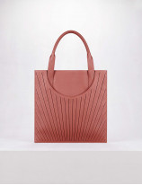 32.09 Soft leather tote bag in pleated leather