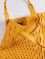 32.09 Soft leather tote bag in pleated leather