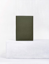 21.21 Passport holder with money clip bifold wallet in leather