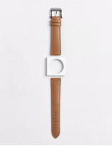 Bracelet de montre en cuir de veau lisse