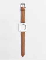 Leather watchstrap in smooth calfskin