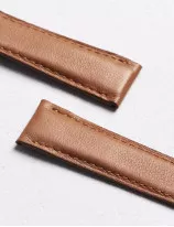 Leather watchstrap in smooth calfskin