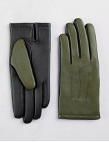 16.06 Gants tactiles citadin piqué sellier Homme en cuir