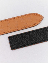 Reversible belt strap