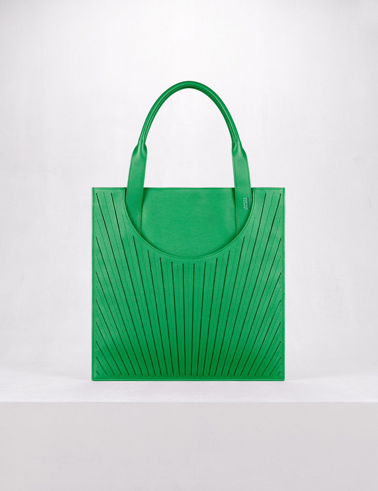 Pleats Please Issey Miyake, Bag Box Pleats Bag in Bright Orange | NOBANANAS