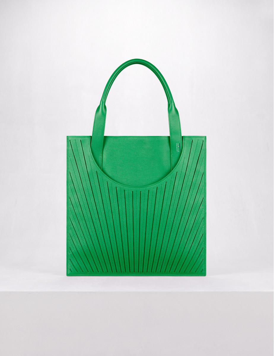 Luxury Tote Bag | Suede | Gray
