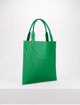 32.09 Soft leather tote bag in pleated leather