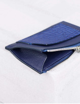 21.26 Coin and card holder in leather
