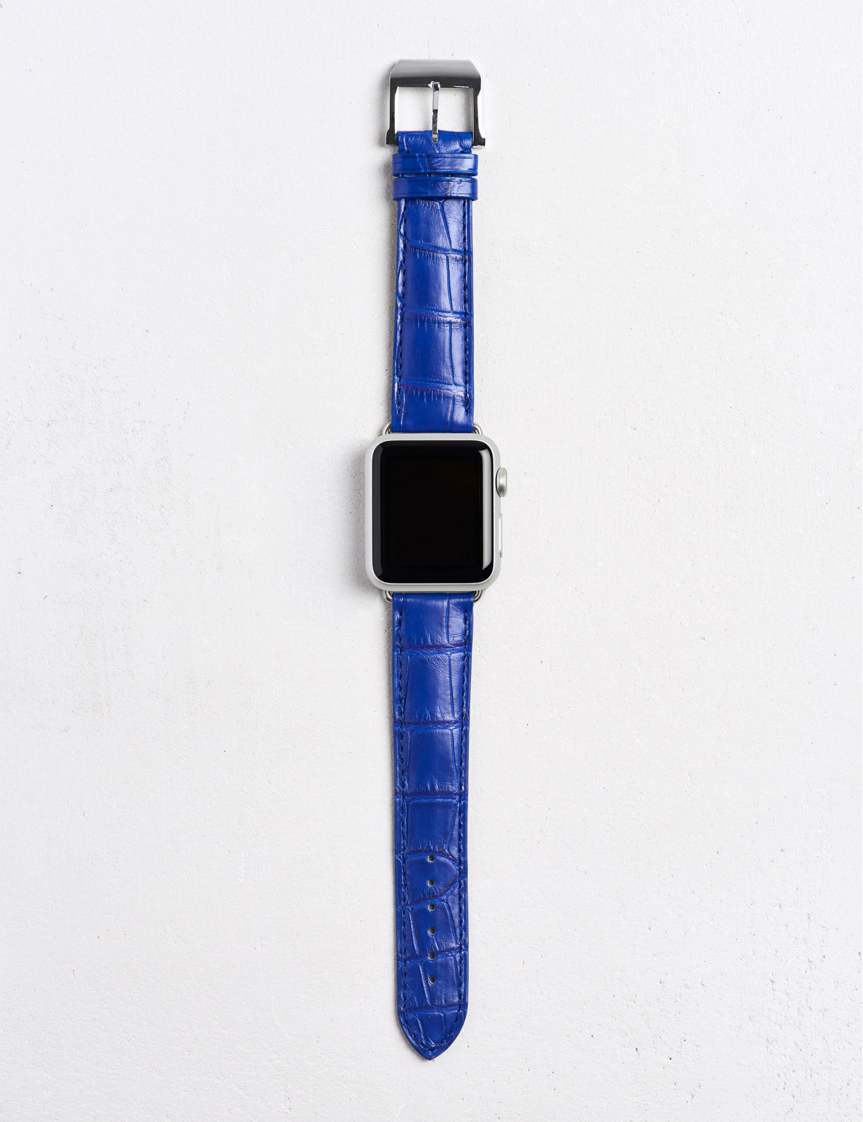 17.04 Bracelet montre Apple Watch® en alligator mat
