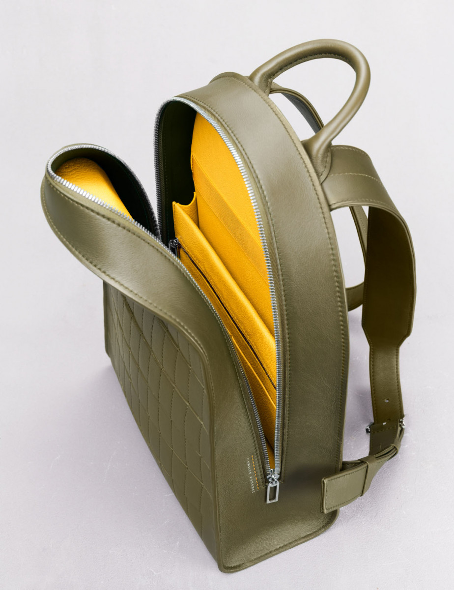 Bottega Veneta Backpack in Green for Men