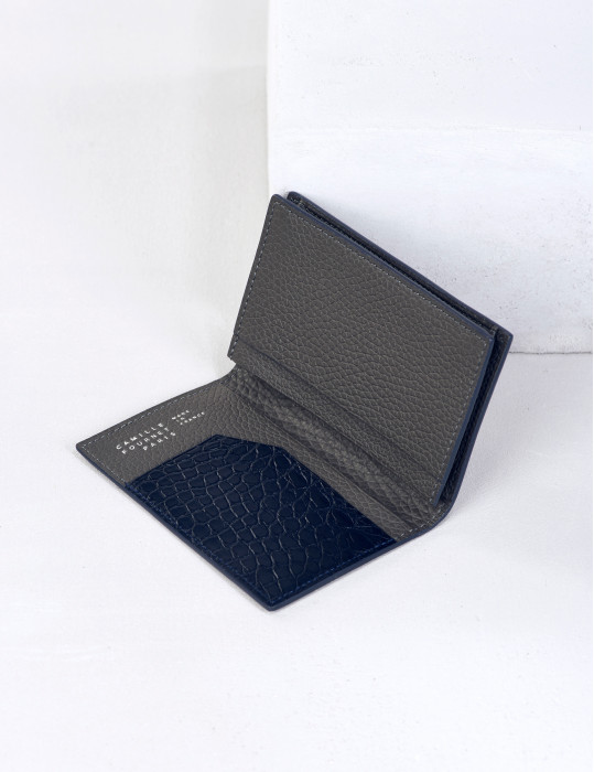 Leather card holders | Luxury card cases made in France |Camille