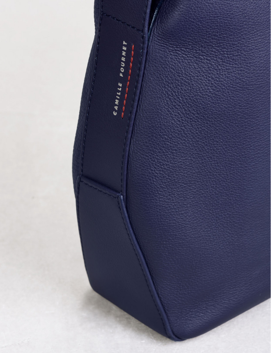 masa　CAMILLE FOURNET VERSO Nero クロコ Chrono messenger bag | Camille Fournet