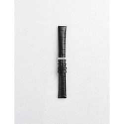 Leather watchstrap in matte alligator round scales | Camille Fournet
