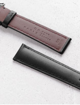 Leather watchstrap in smooth calfskin