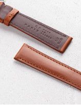 Leather watchstrap in smooth calfskin