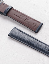 Bracelet de montre en cuir de veau grainé