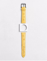 Leather watchstrap in ostrich