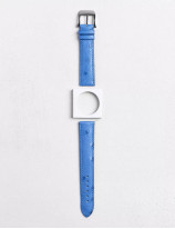 Leather watchstrap in ostrich