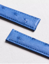 Leather watchstrap in ostrich