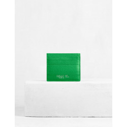 Bull calf and alligator leather cardholder| Camille Fournet