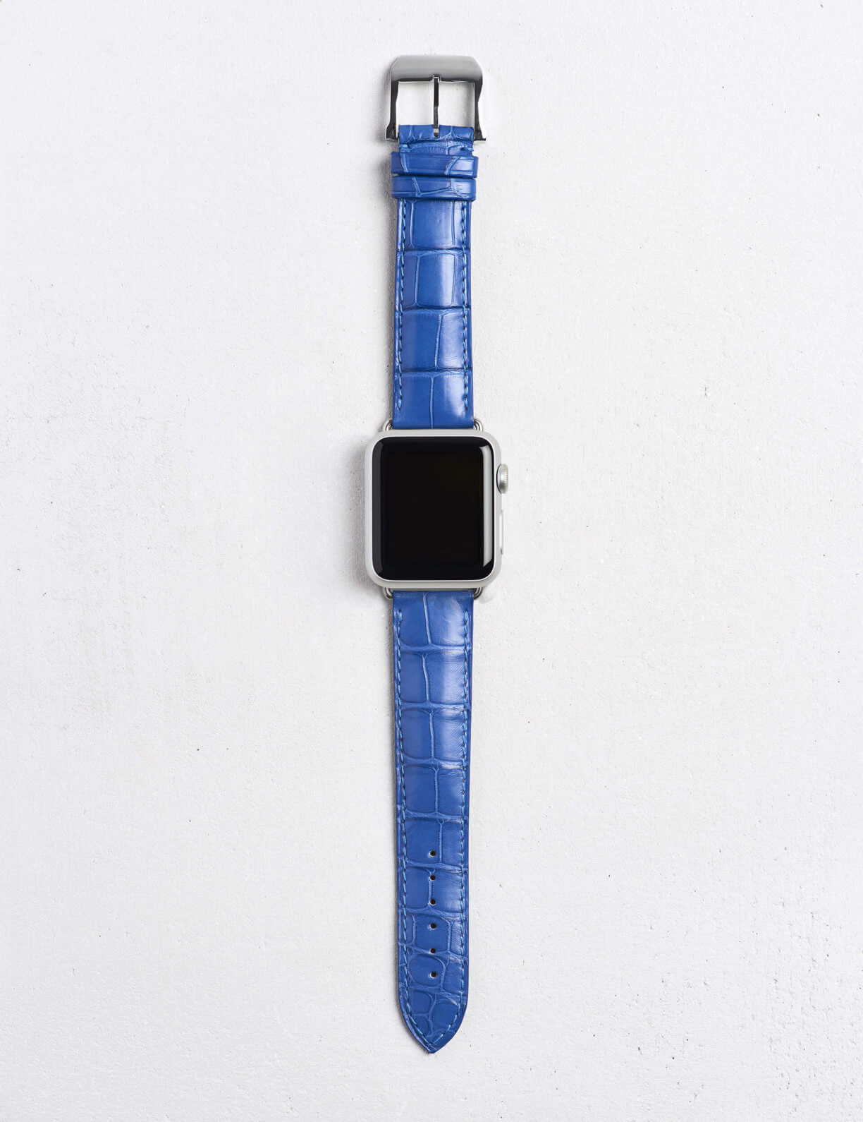 17.04 Bracelet montre Apple Watch® en alligator mat