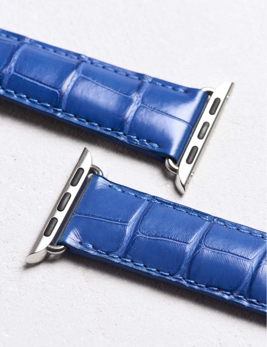 Luxury Apple Watch strap in matte alligator |Camille Fournet