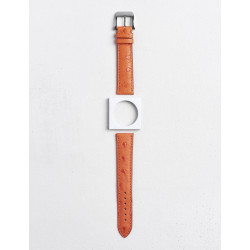Luxury watch strap in ostrich |Camille Fournet