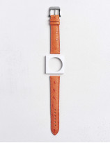 17.01 Leather watch strap in ostrich