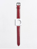 17.01 Leather watch strap in lizard