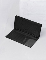 Long wallet with zipped compartment