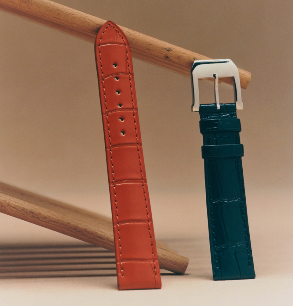 Apple Watch® strap smooth calfskin leather|Camille Fournet